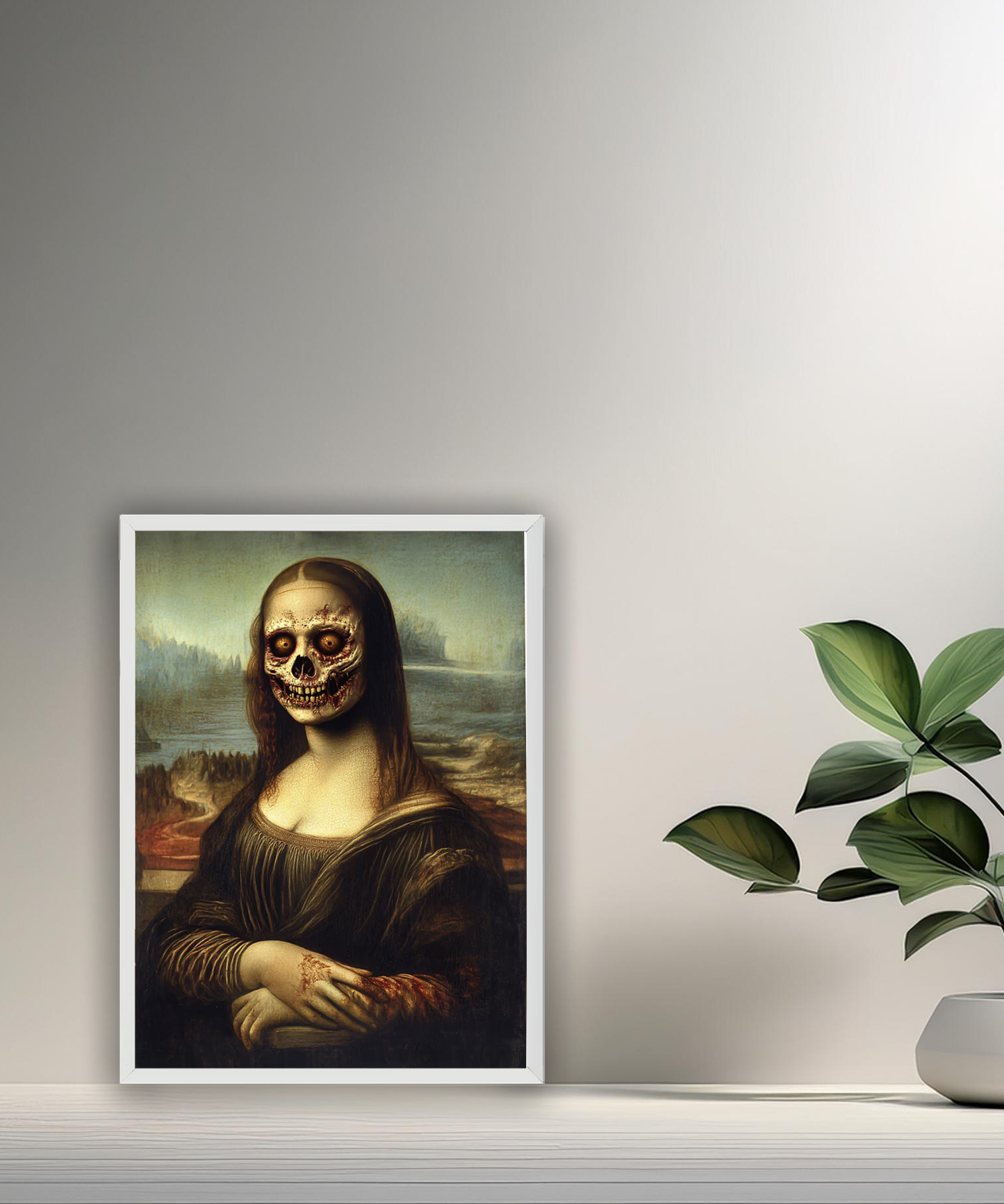 Cadre photo Mona Lisa La Joconde Monster