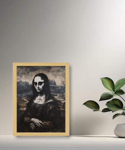 Cadre photo Mona Lisa La Joconde Scary