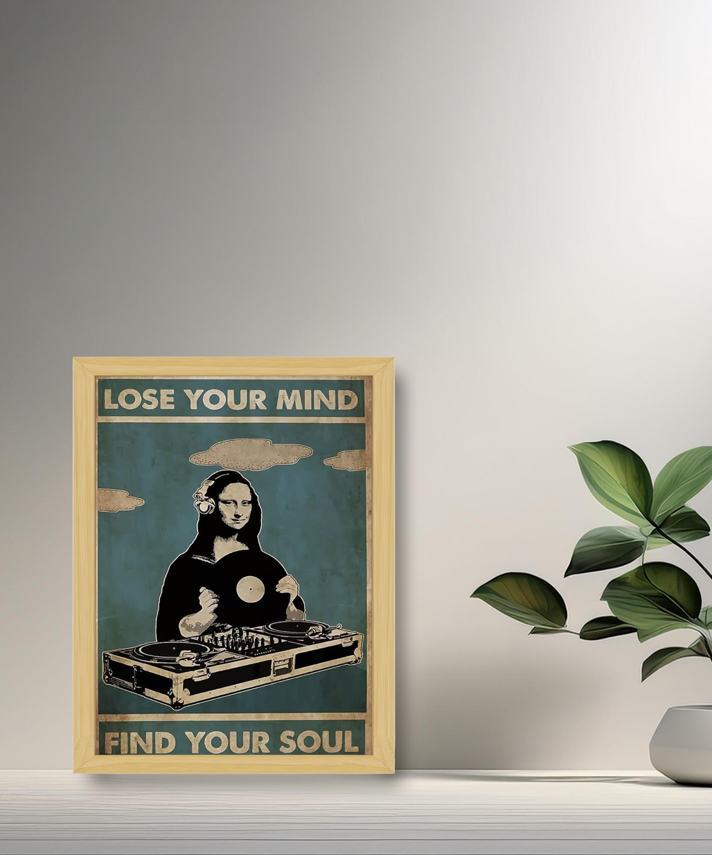 Cadre photo Mona Lisa La Joconde Lose Your Mind