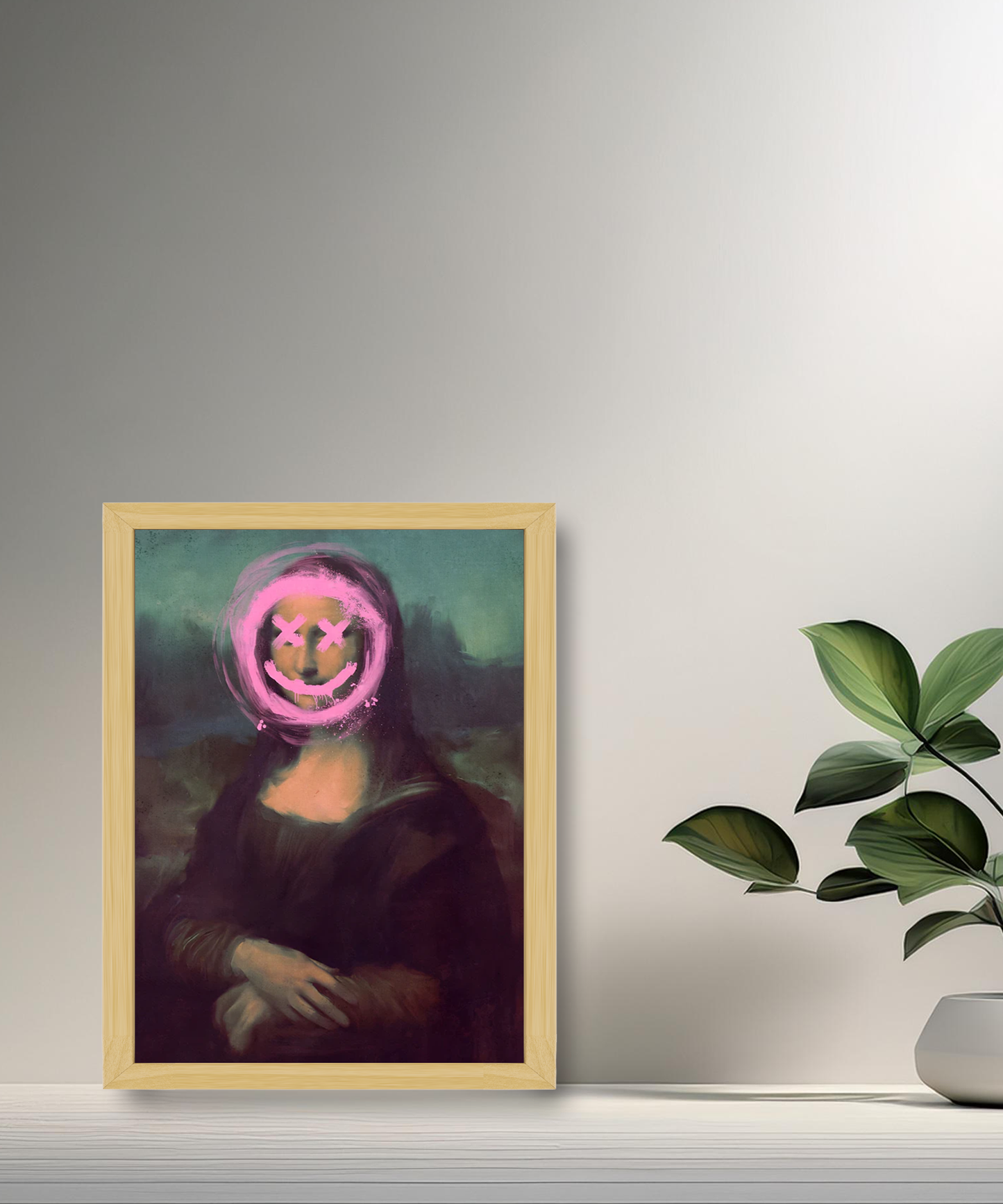 Cadre photo Mona Lisa Pop Art
