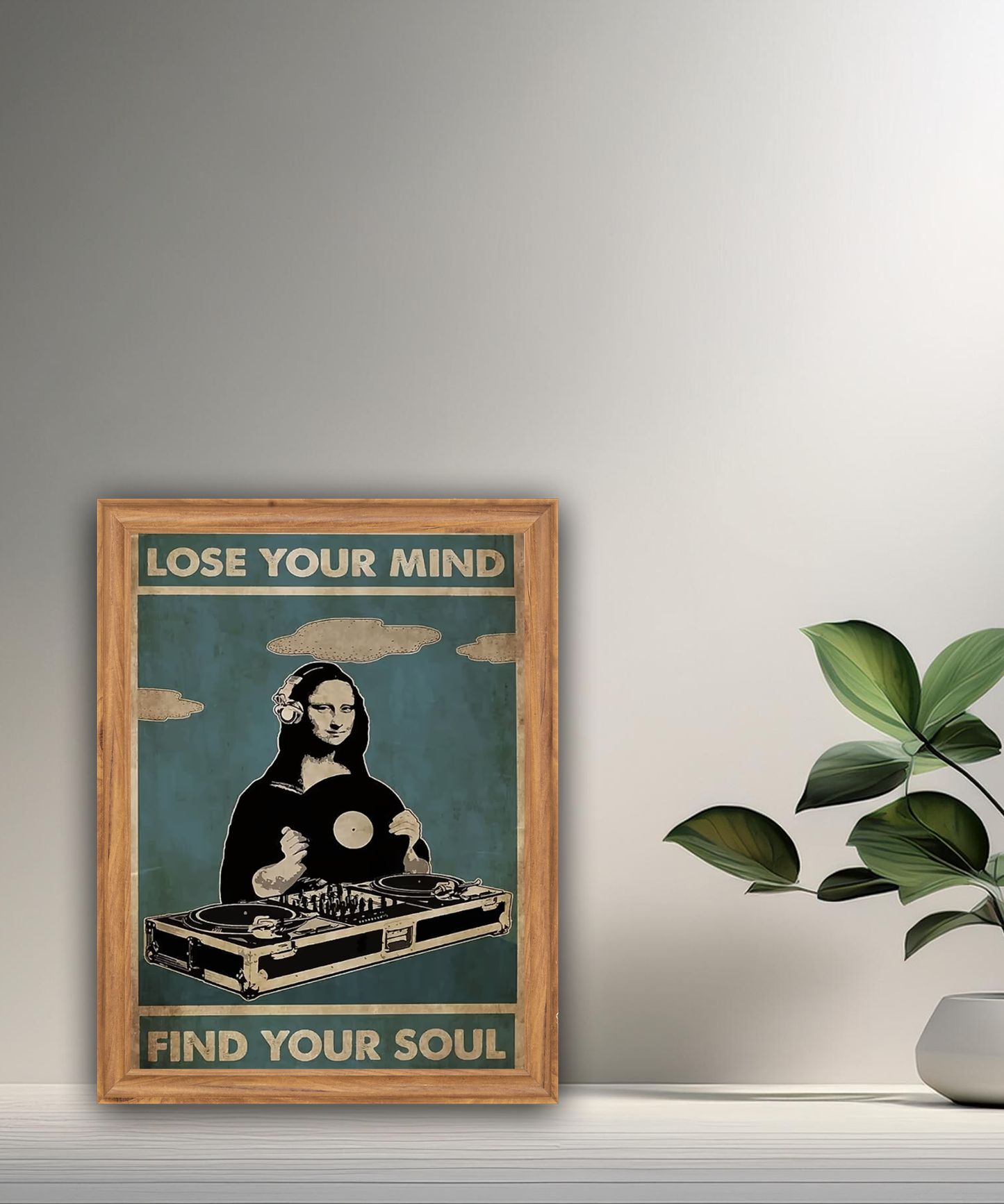 Cadre photo Mona Lisa La Joconde Lose Your Mind