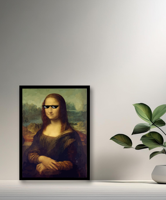 Cadre photo La Joconde Bad Mona Lisa