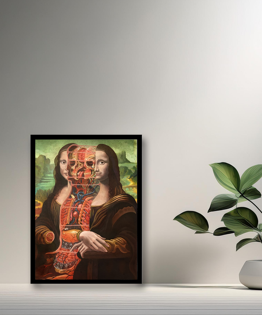 Cadre photo Mona Lisa La Joconde décomposée