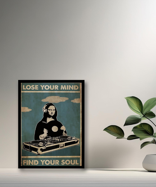 Cadre photo Mona Lisa La Joconde Lose Your Mind