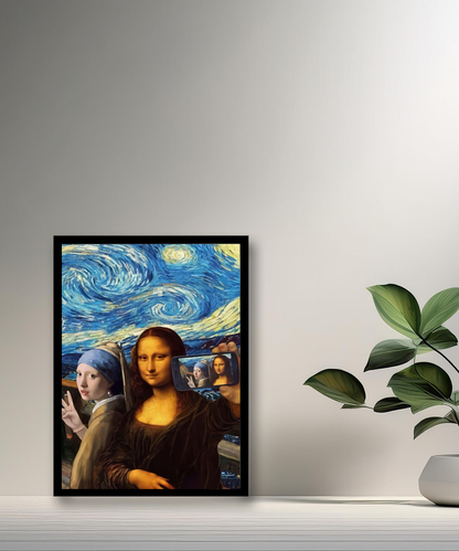Cadre photo Mona Lisa La Joconde Selfie