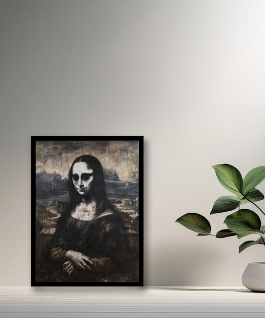 Cadre photo Mona Lisa La Joconde Scary