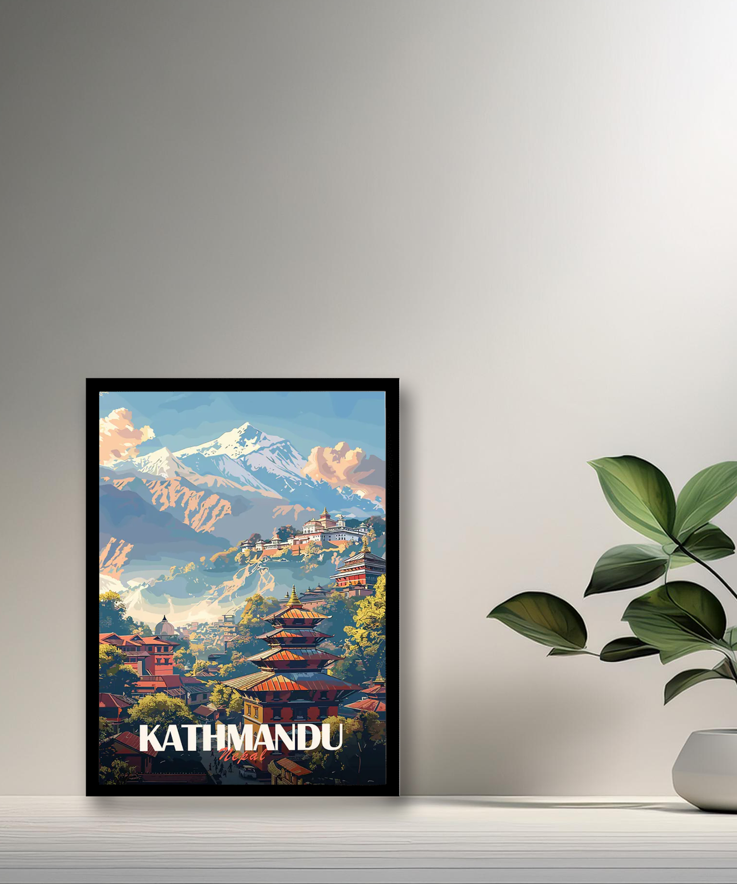 Cadre photo Kathmandu Nepal