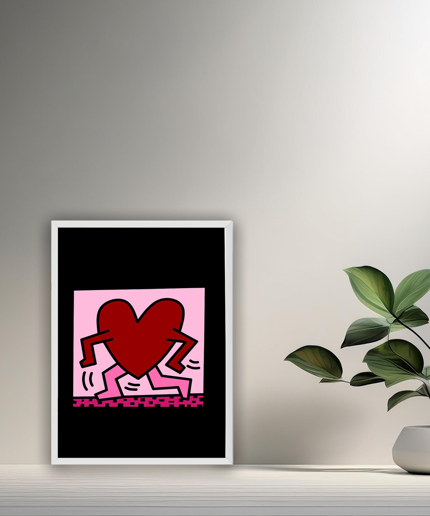 Cadre photo Keith Haring