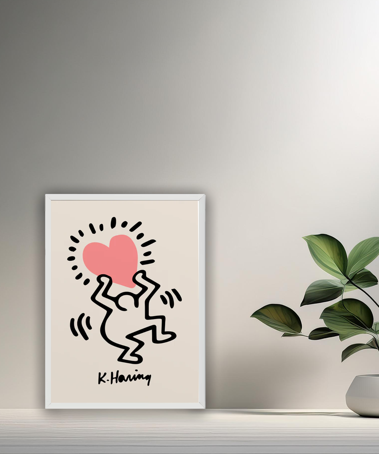 Cadre photo Keith Haring