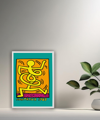 Cadre photo Keith Haring