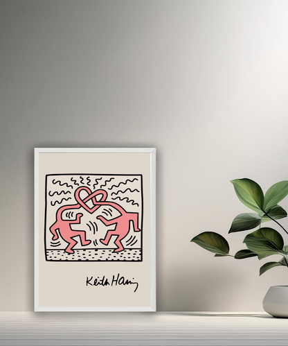 Cadre photo Keith Haring
