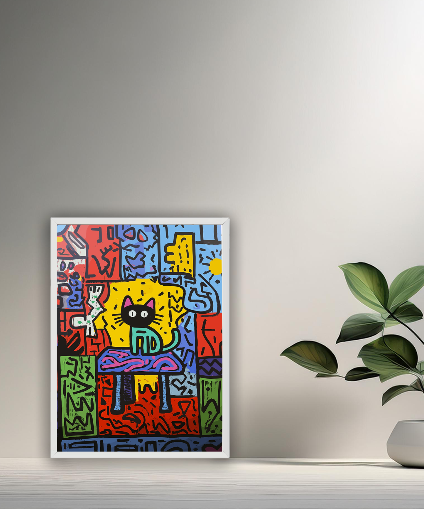 Cadre photo Keith Haring