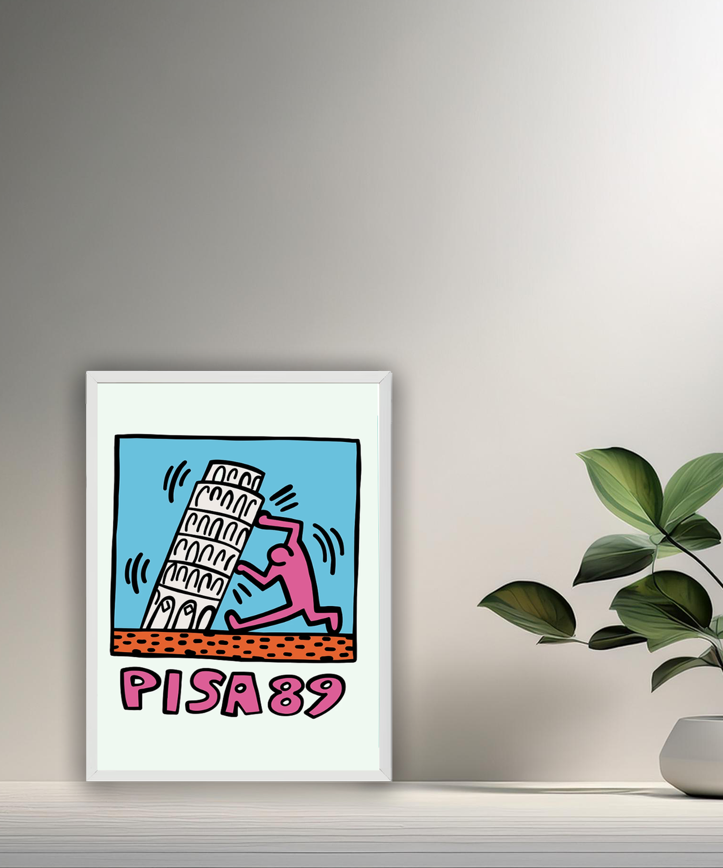 Cadre photo Keith Haring