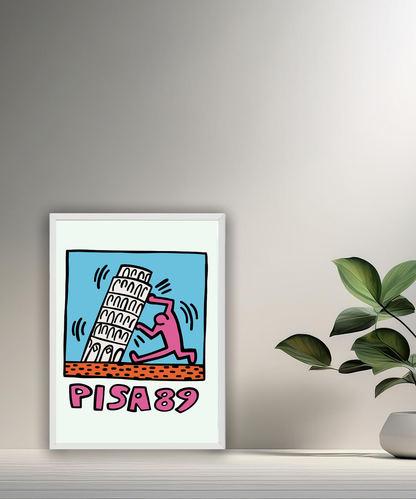 Cadre photo Keith Haring