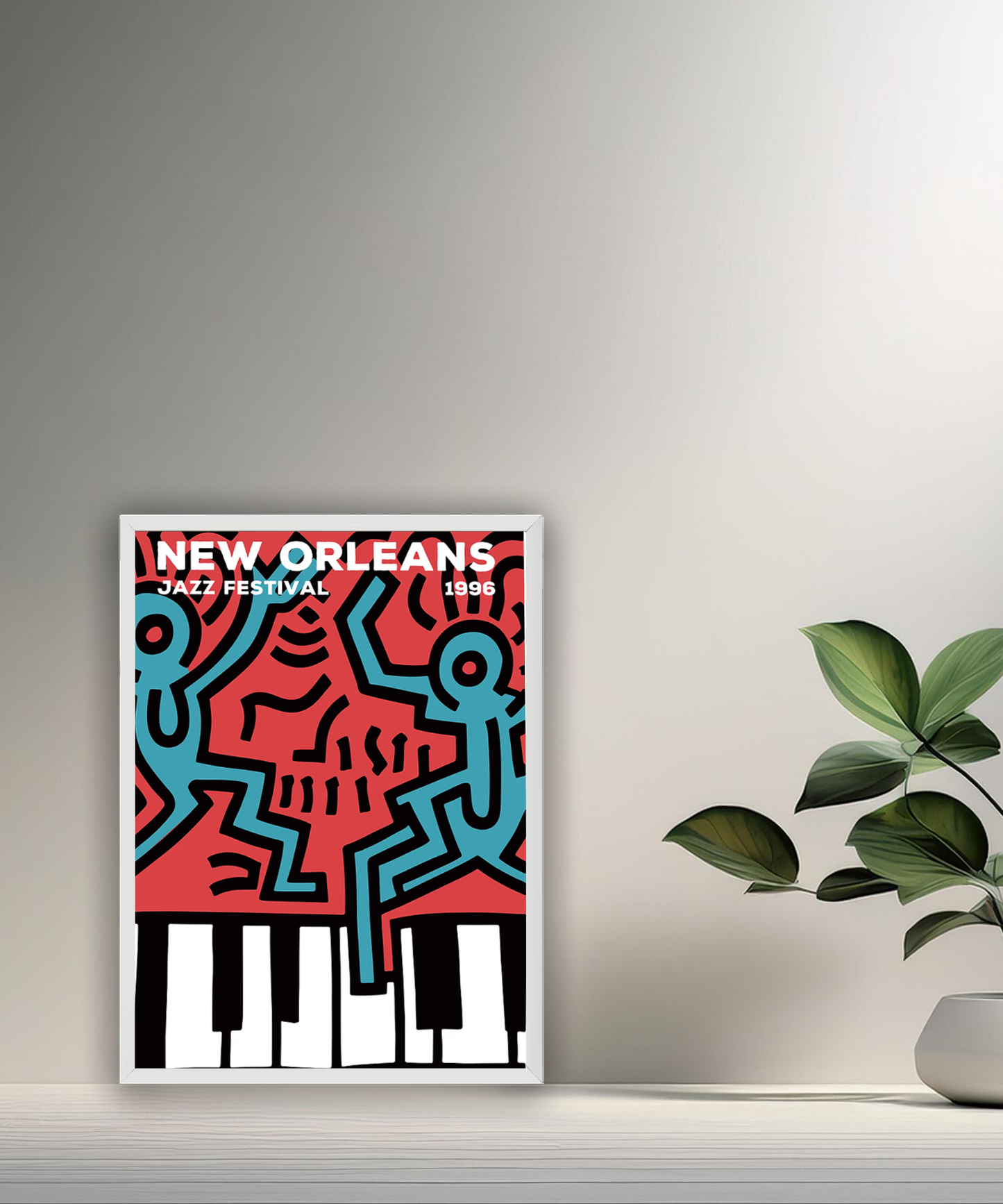 Cadre photo Keith Haring