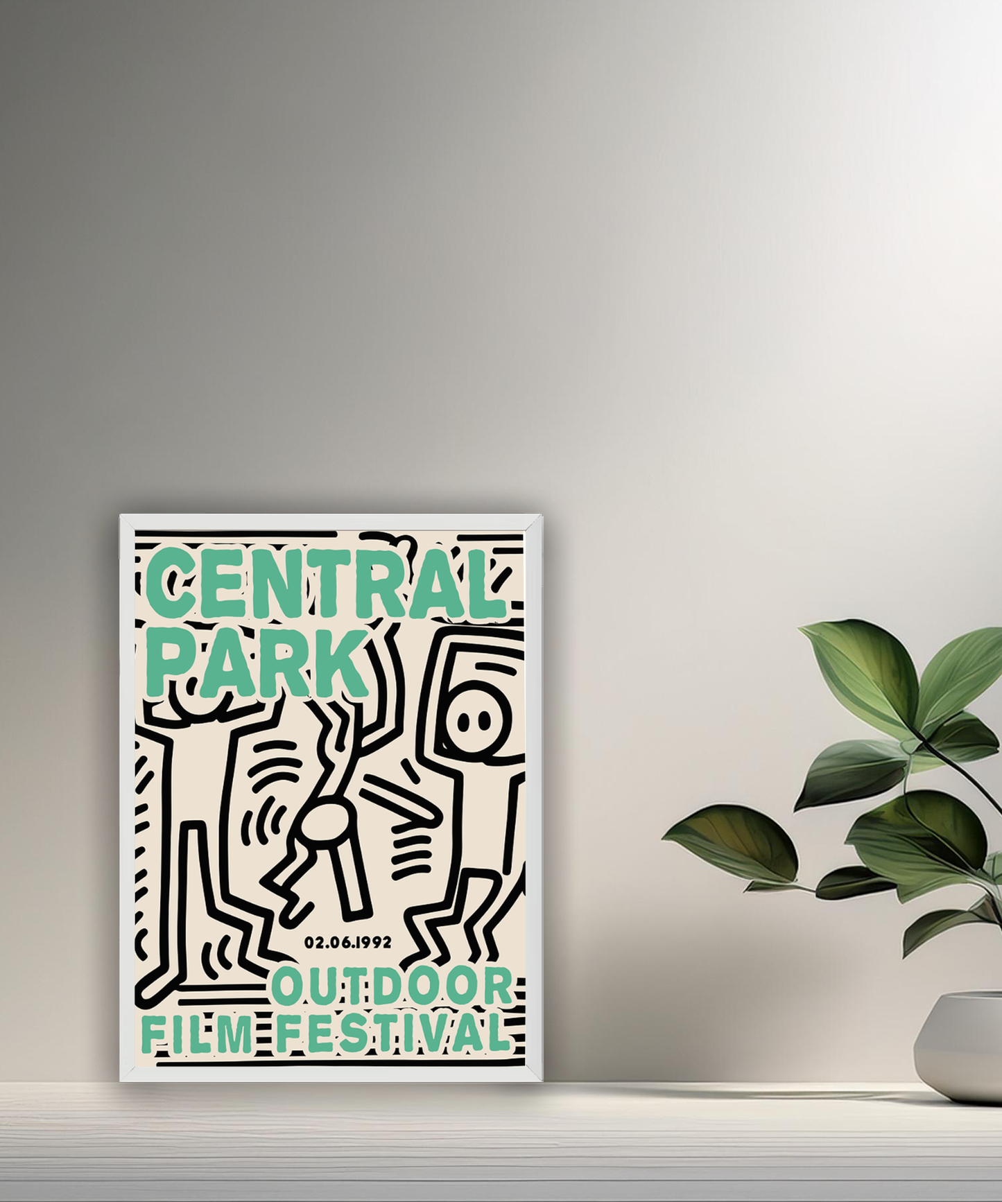 Cadre photo Keith Haring