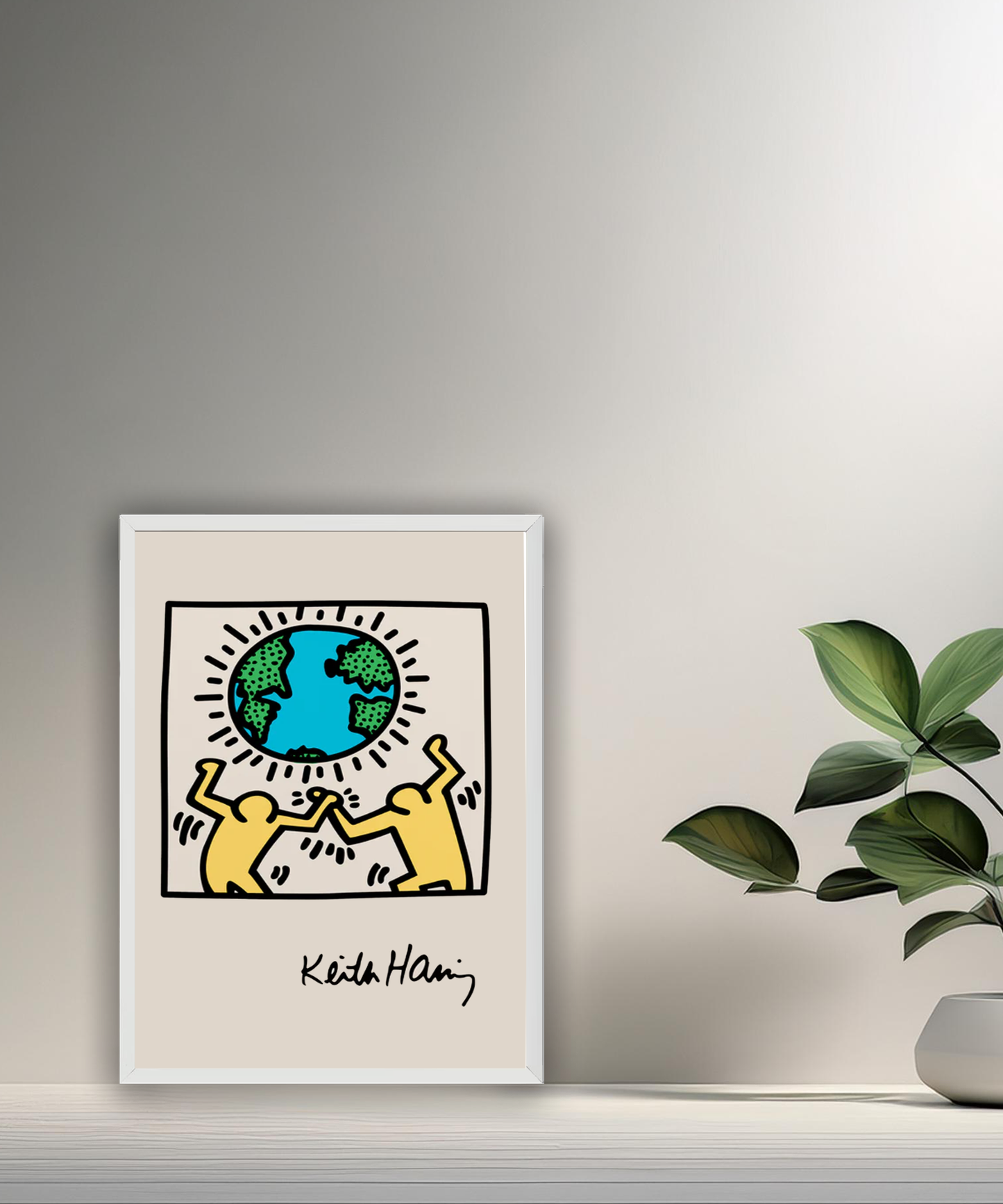 Cadre photo Keith Haring