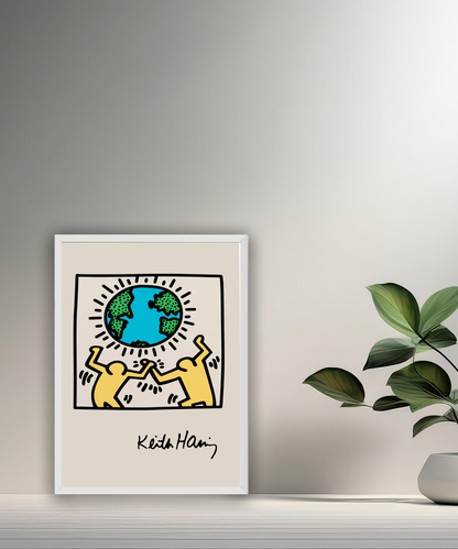 Cadre photo Keith Haring