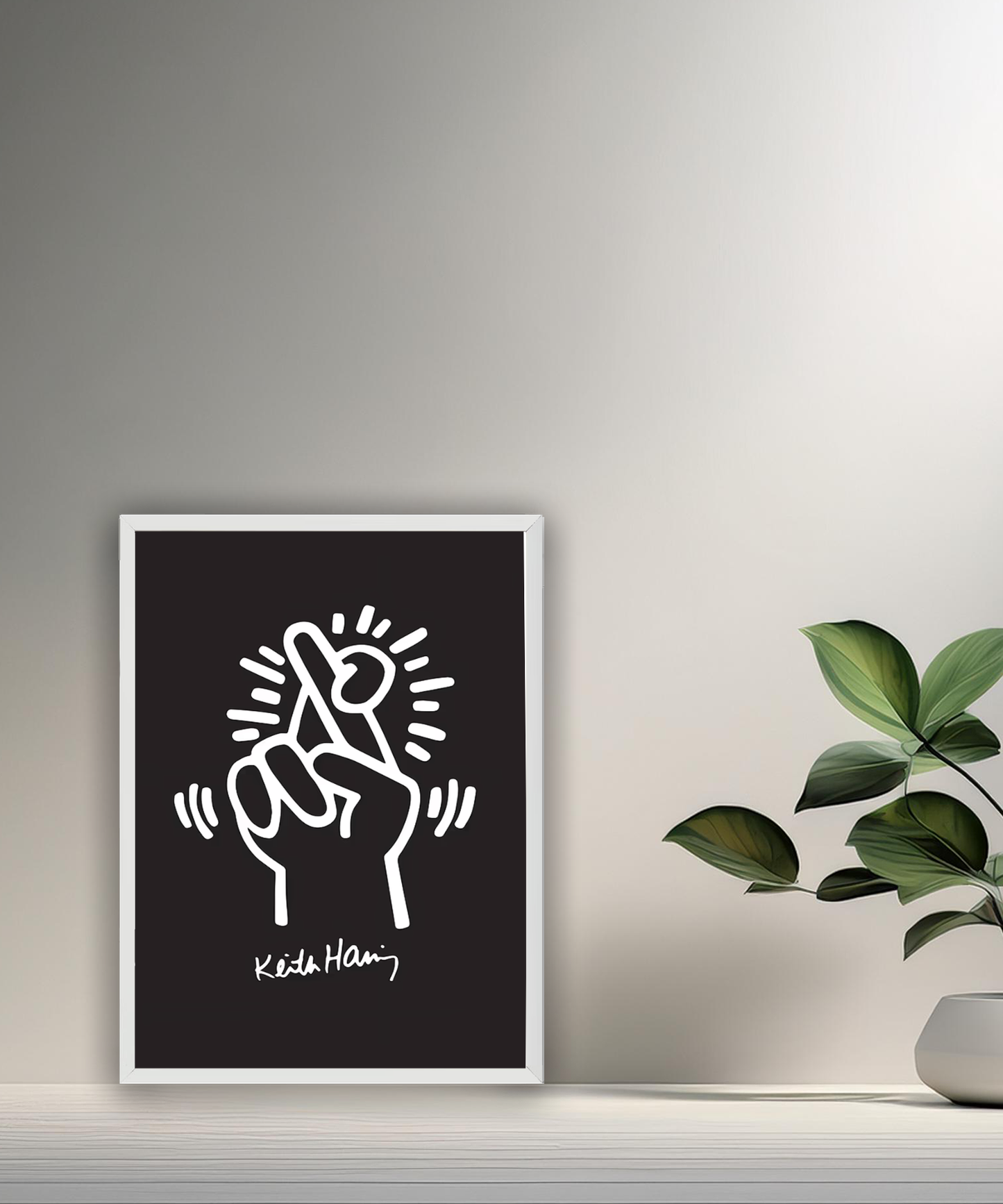 Cadre photo Keith Haring