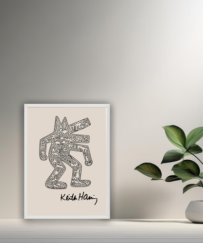 Cadre photo Keith Haring