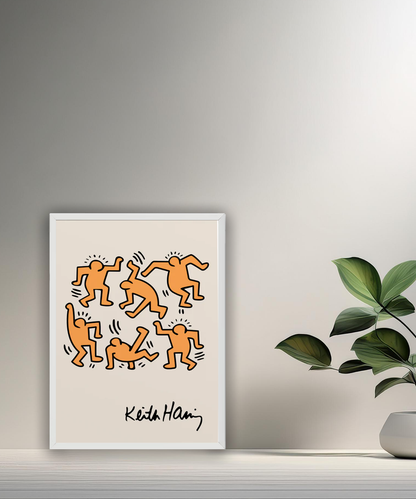Cadre photo Keith Haring