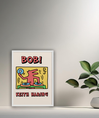 Cadre photo Keith Haring