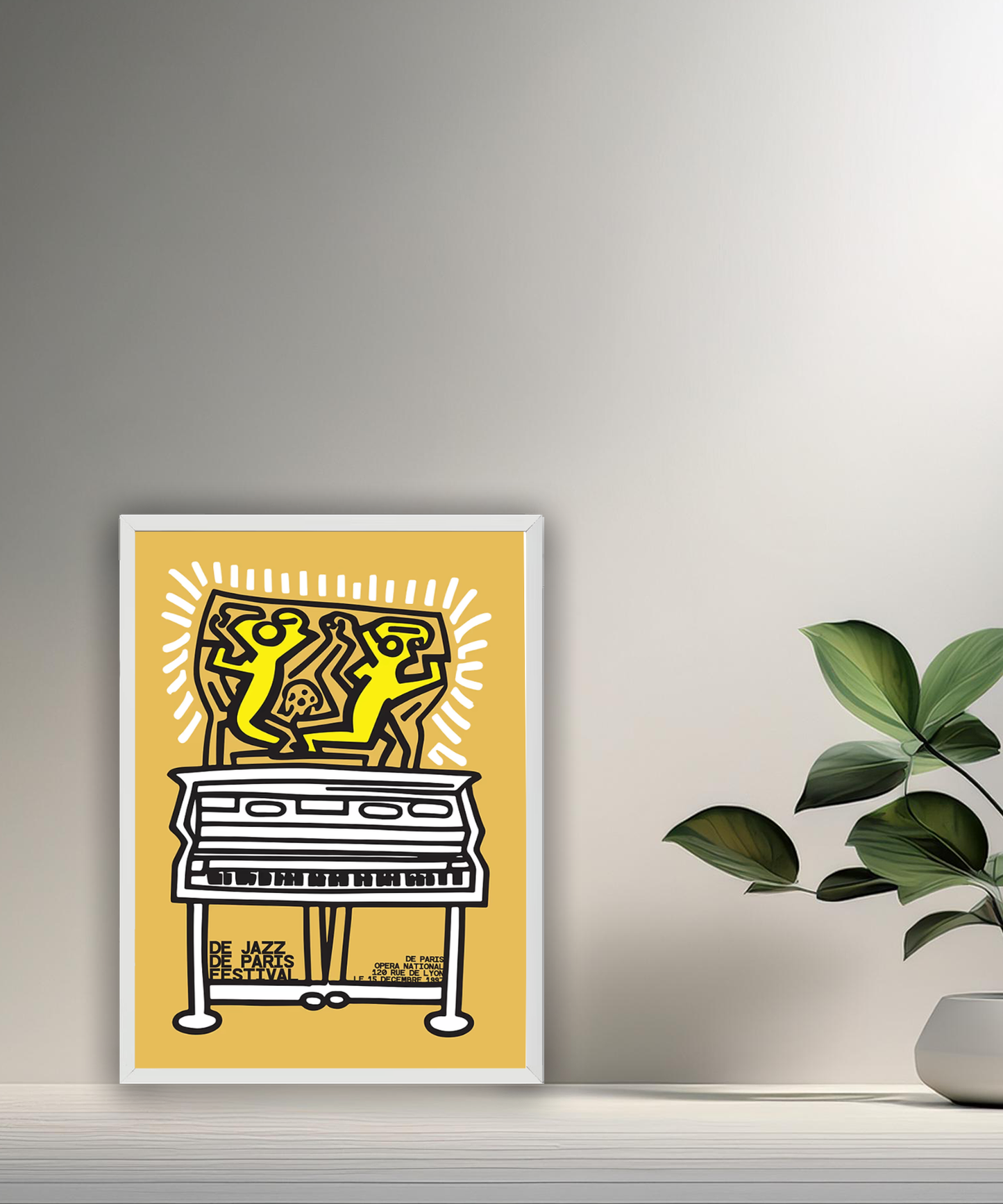Cadre photo Keith Haring