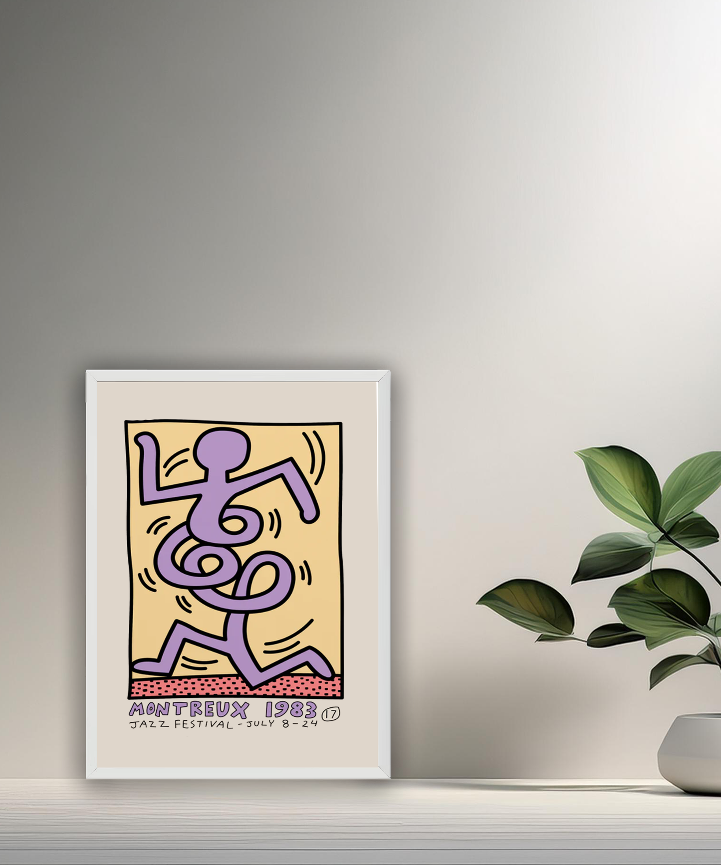 Cadre photo Keith Haring