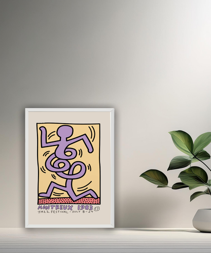 Cadre photo Keith Haring
