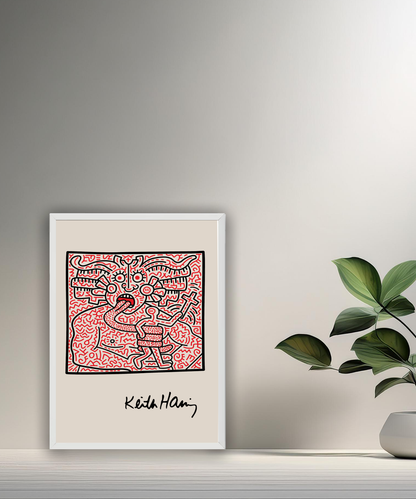 Cadre photo Keith Haring