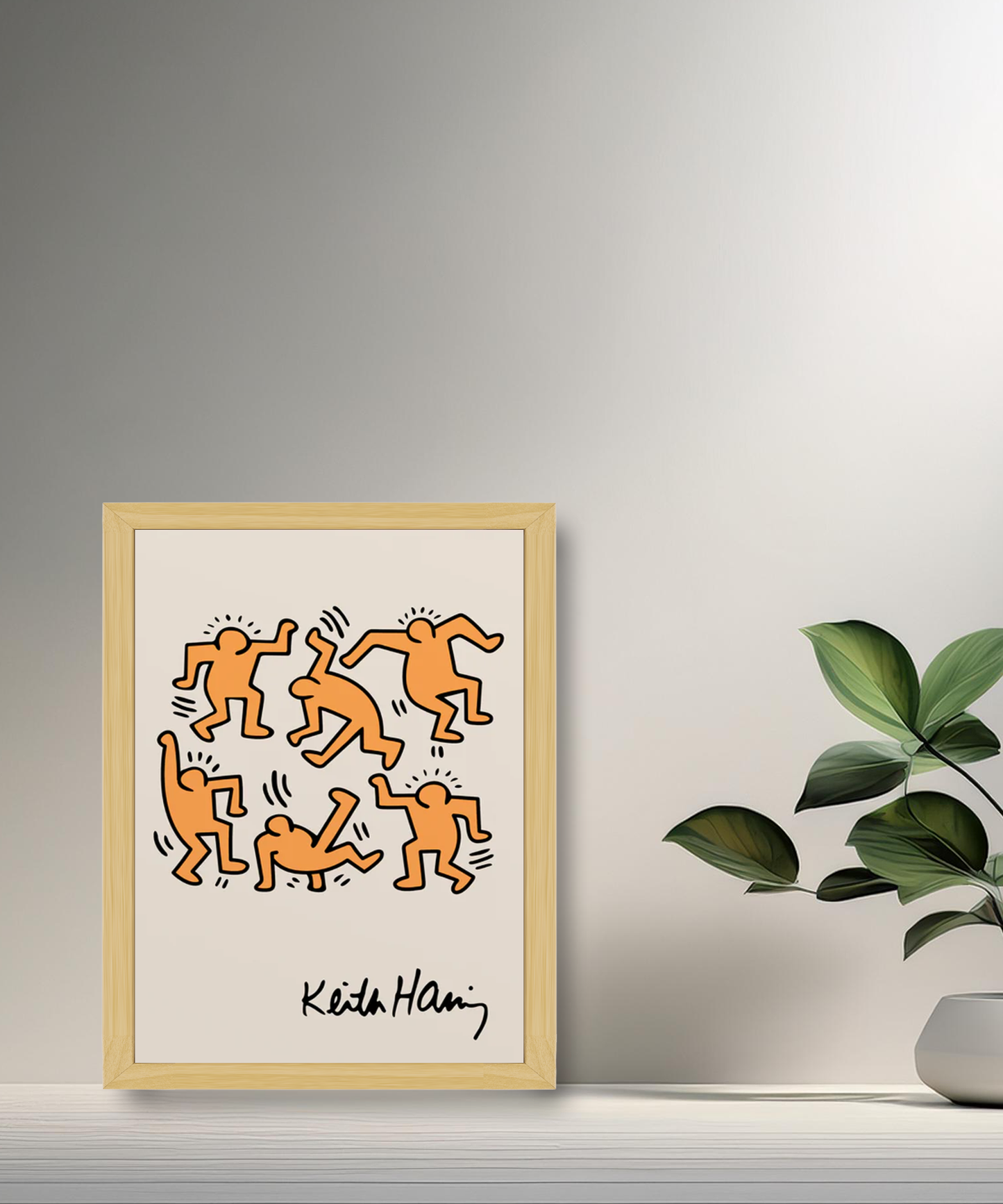 Cadre photo Keith Haring