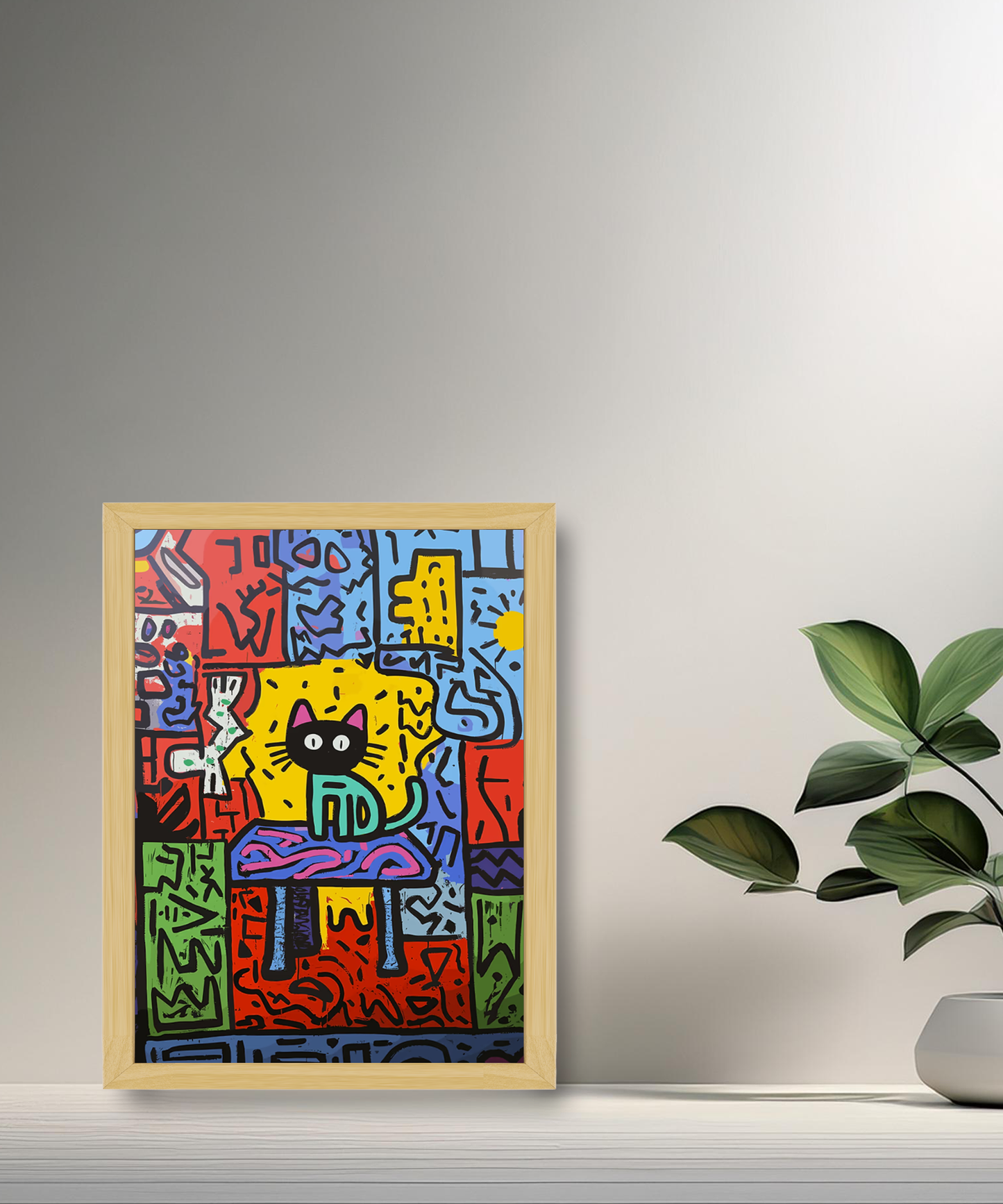 Cadre photo Keith Haring