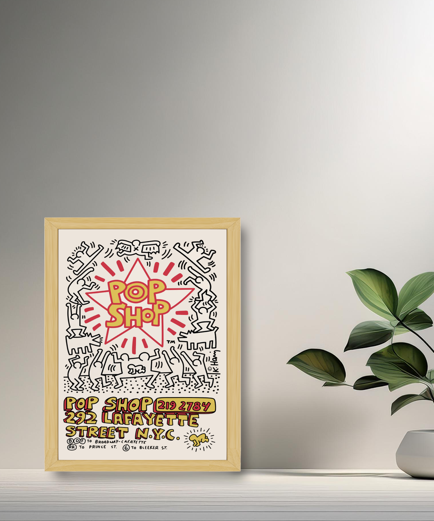 Cadre photo Keith Haring