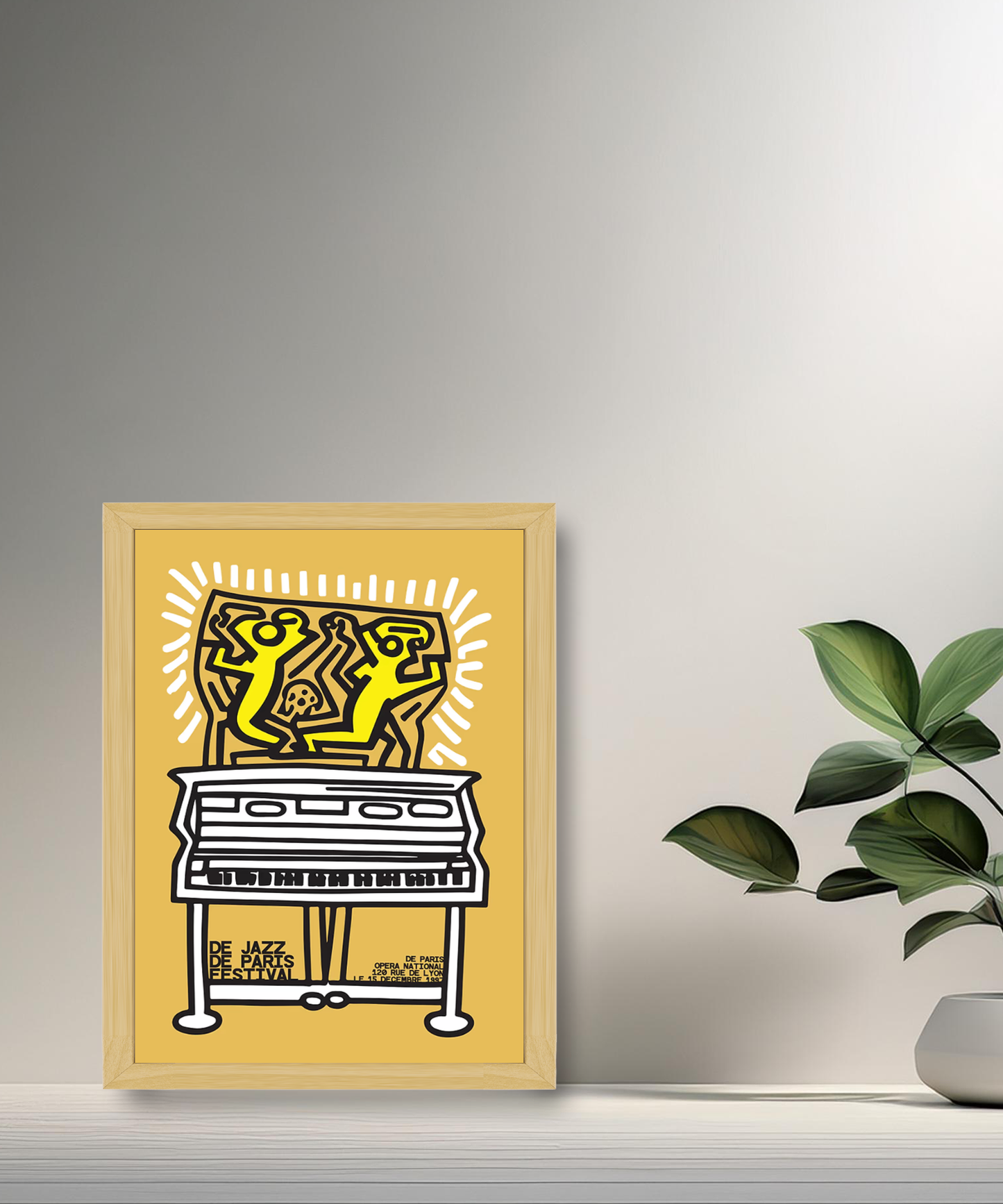 Cadre photo Keith Haring