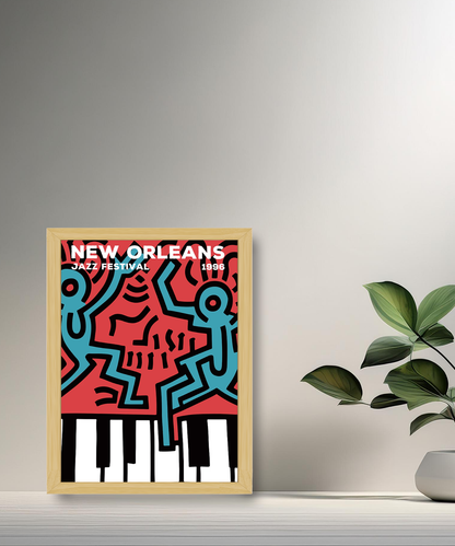 Cadre photo Keith Haring