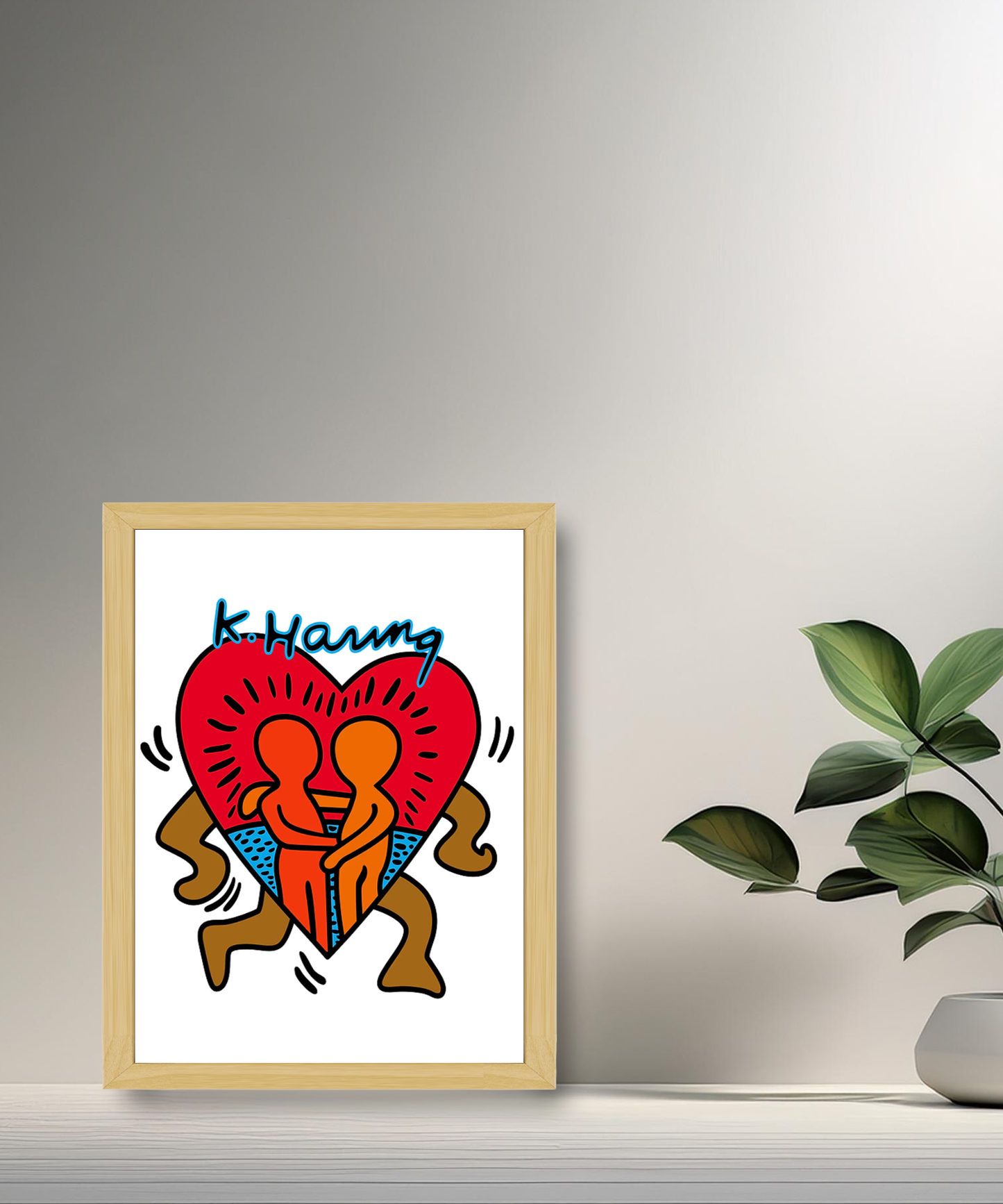 Cadre photo Keith Haring