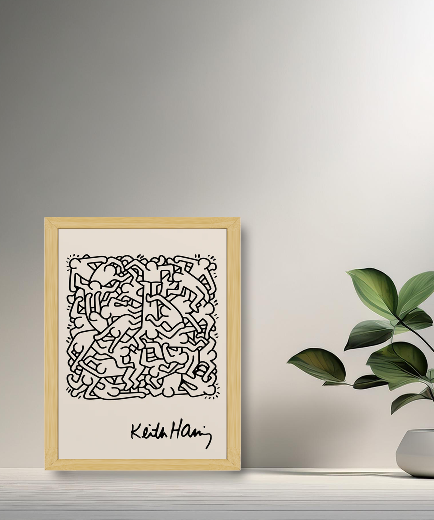 Cadre photo Keith Haring