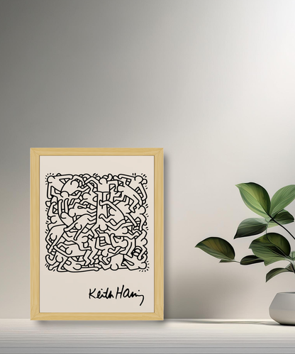 Cadre photo Keith Haring