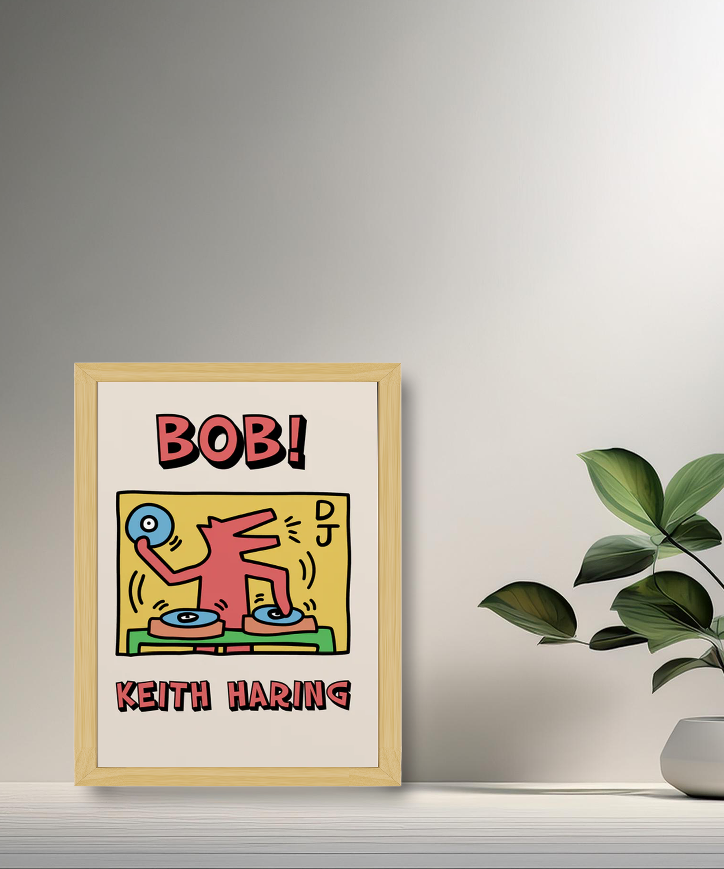Cadre photo Keith Haring