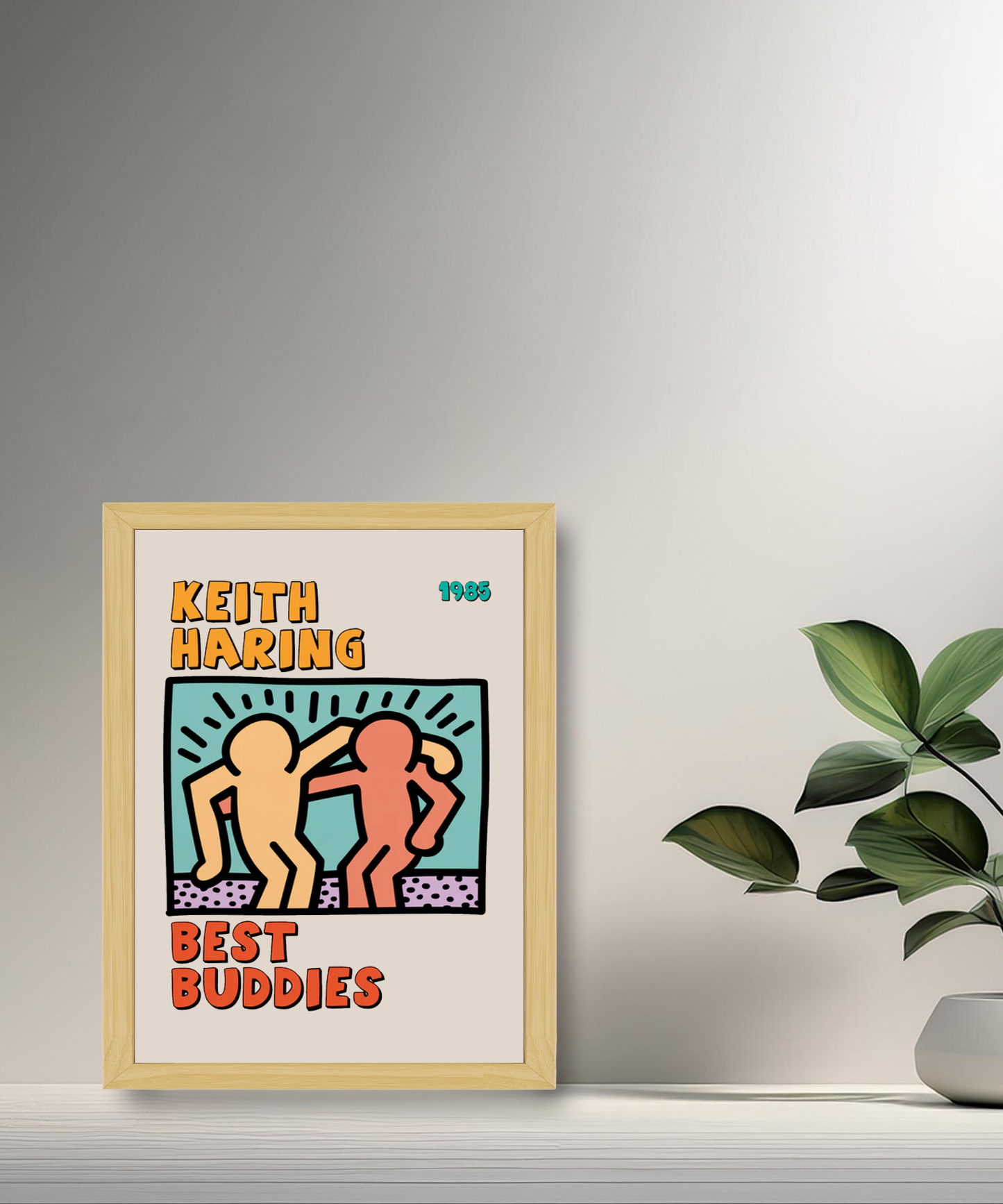 Cadre photo Keith Haring