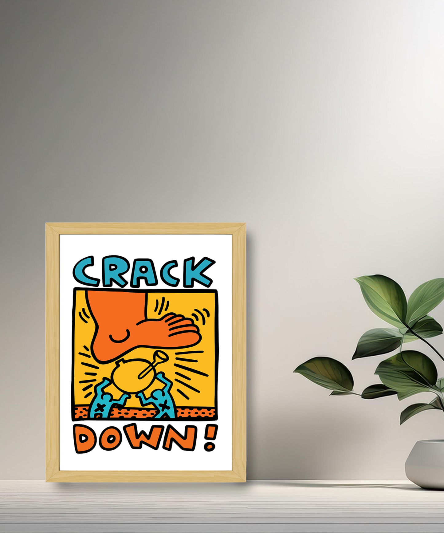 Cadre photo Keith Haring