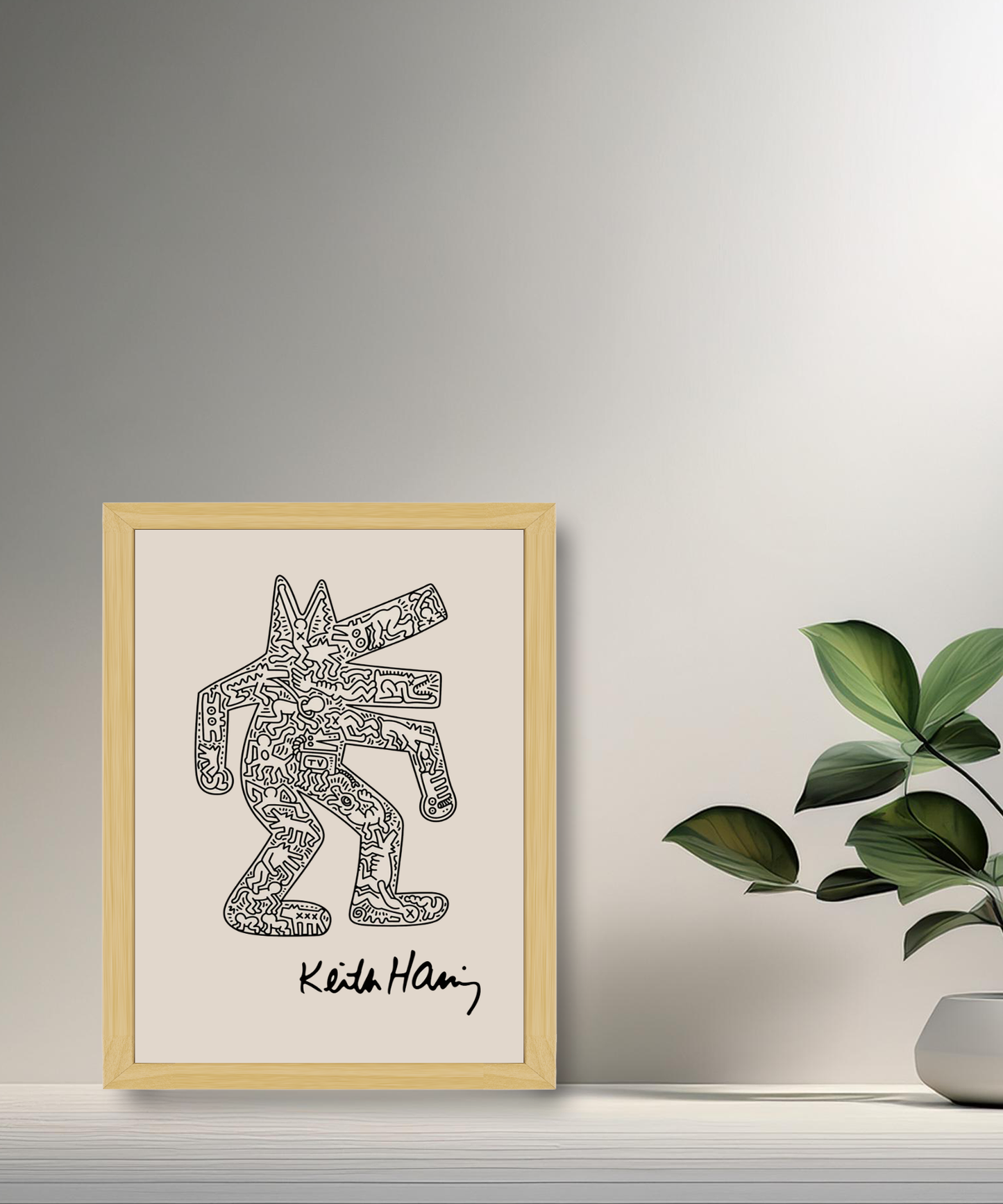 Cadre photo Keith Haring