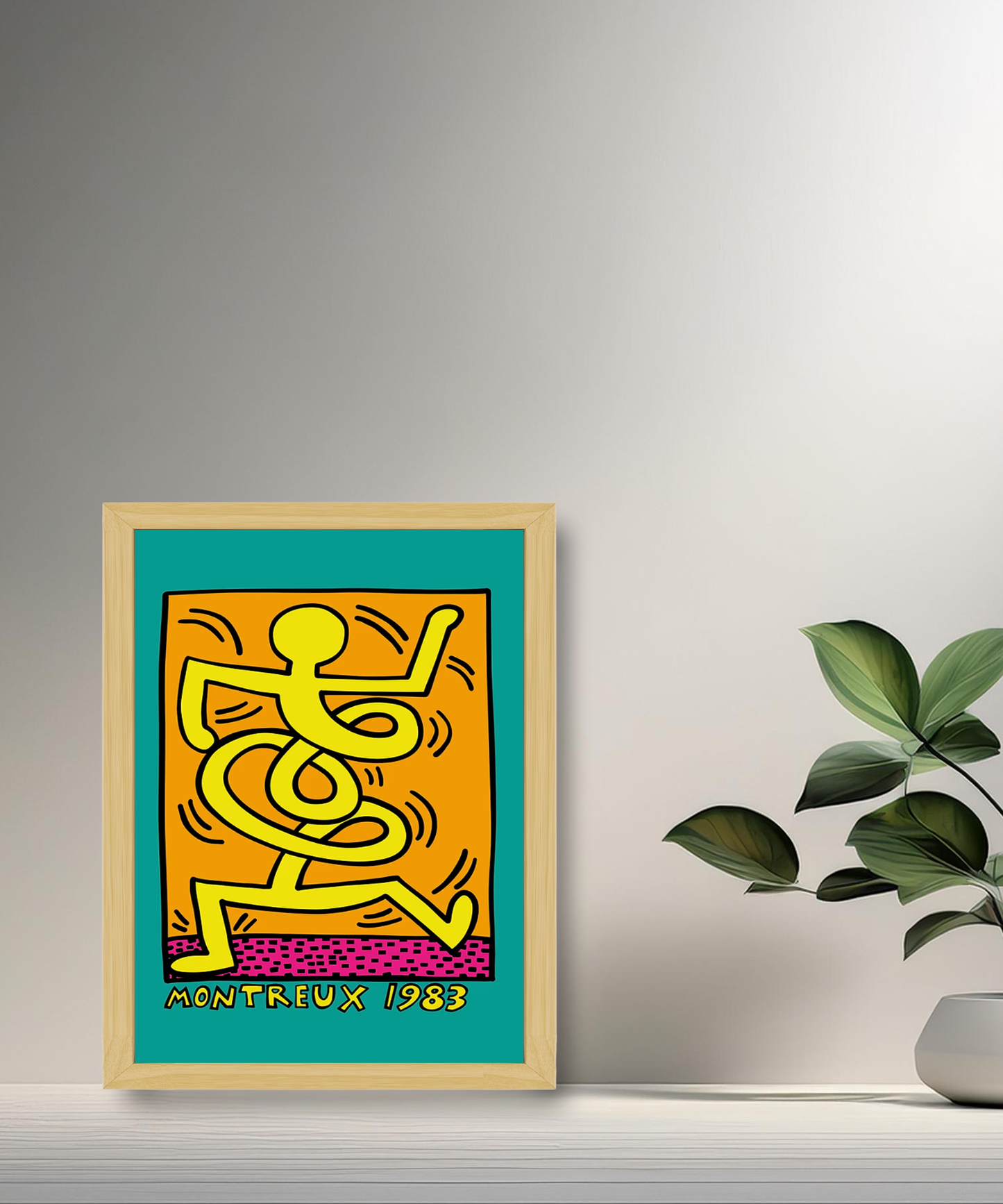 Cadre photo Keith Haring