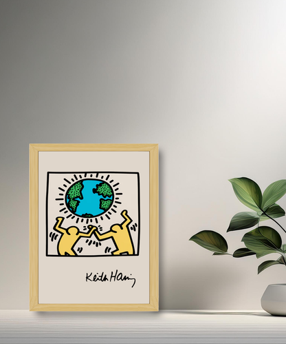 Cadre photo Keith Haring