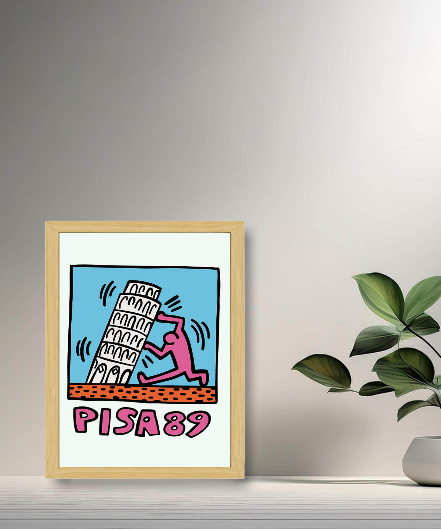 Cadre photo Keith Haring