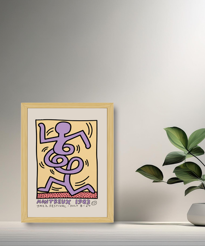 Cadre photo Keith Haring