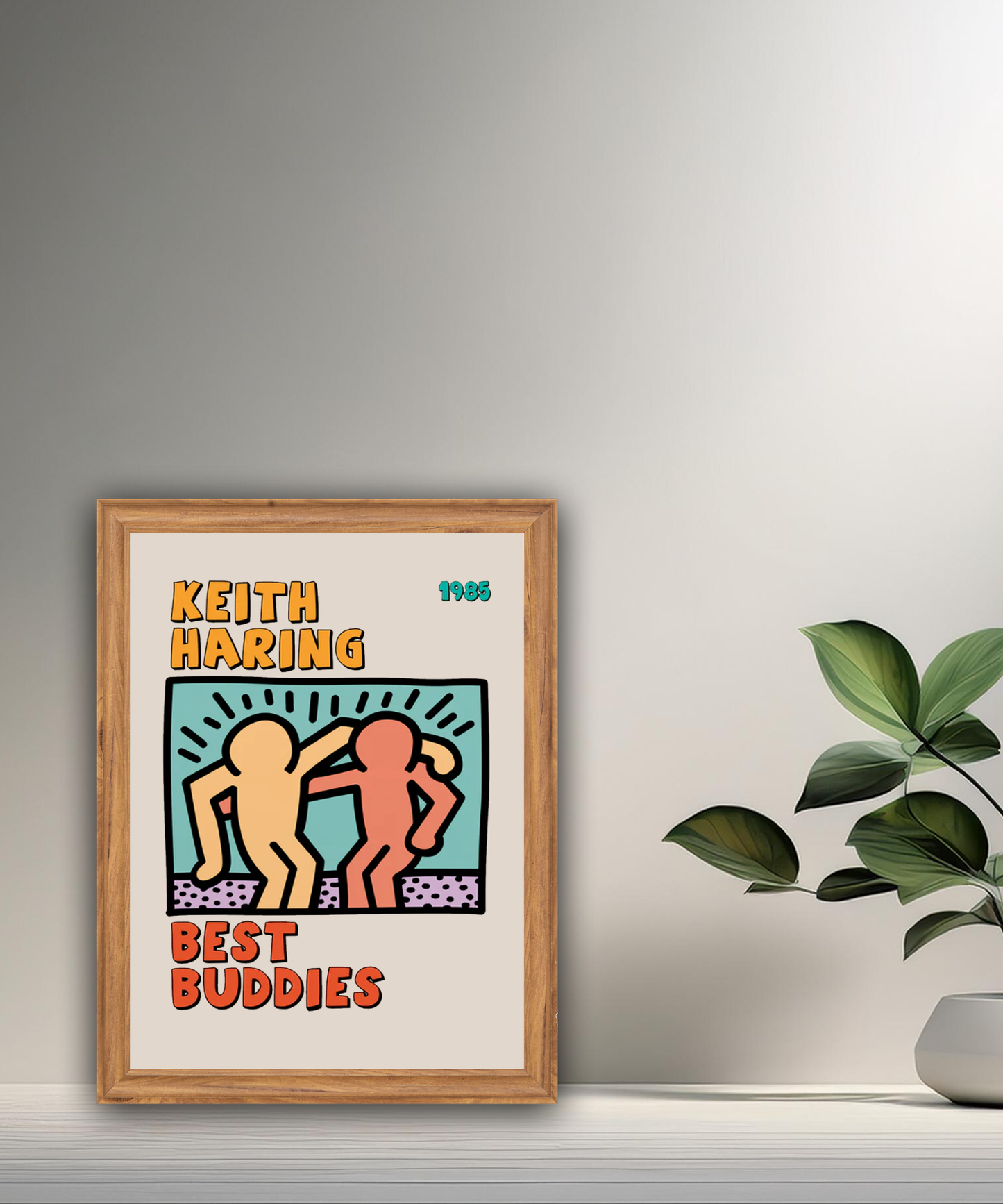 Cadre photo Keith Haring