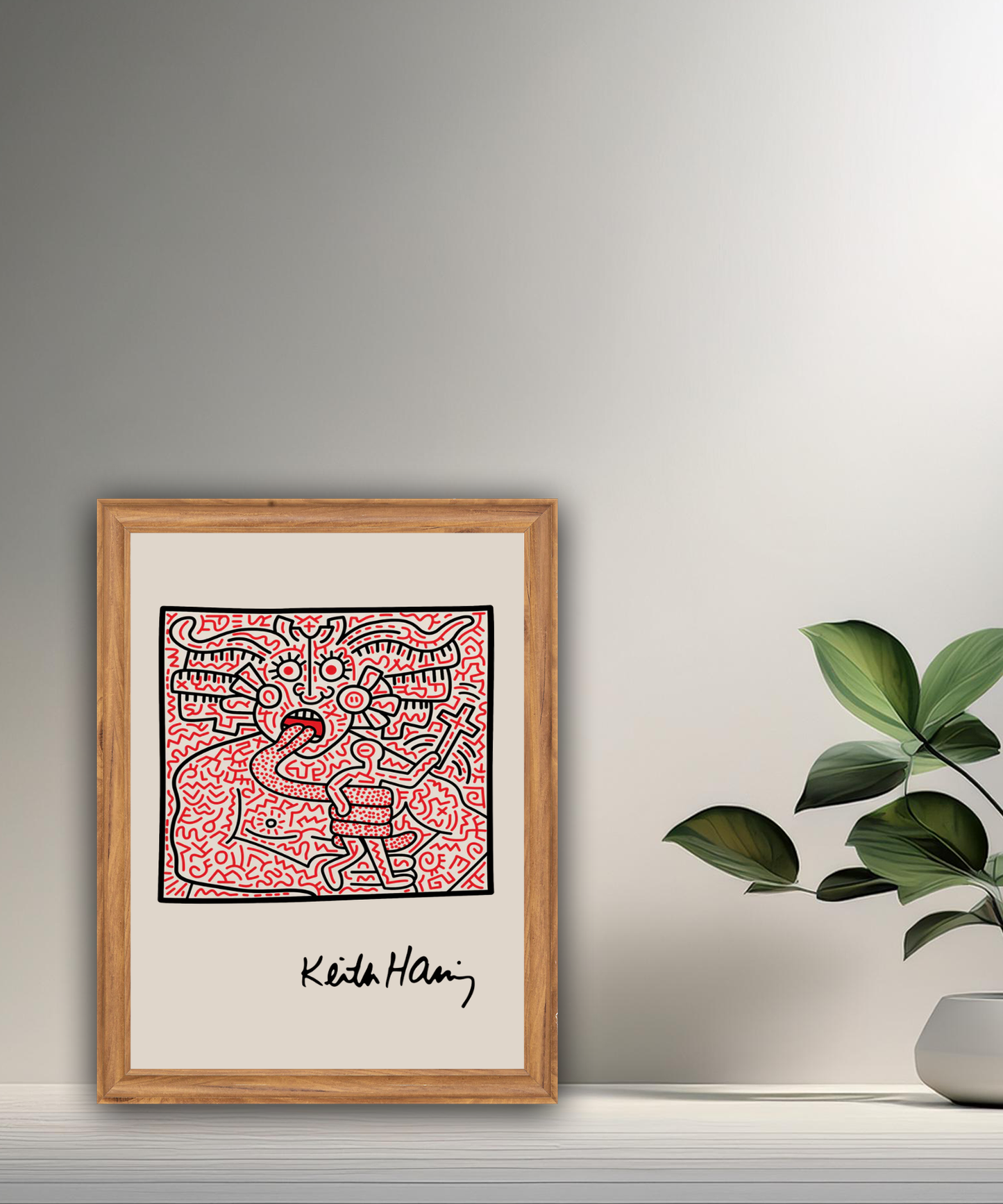 Cadre photo Keith Haring