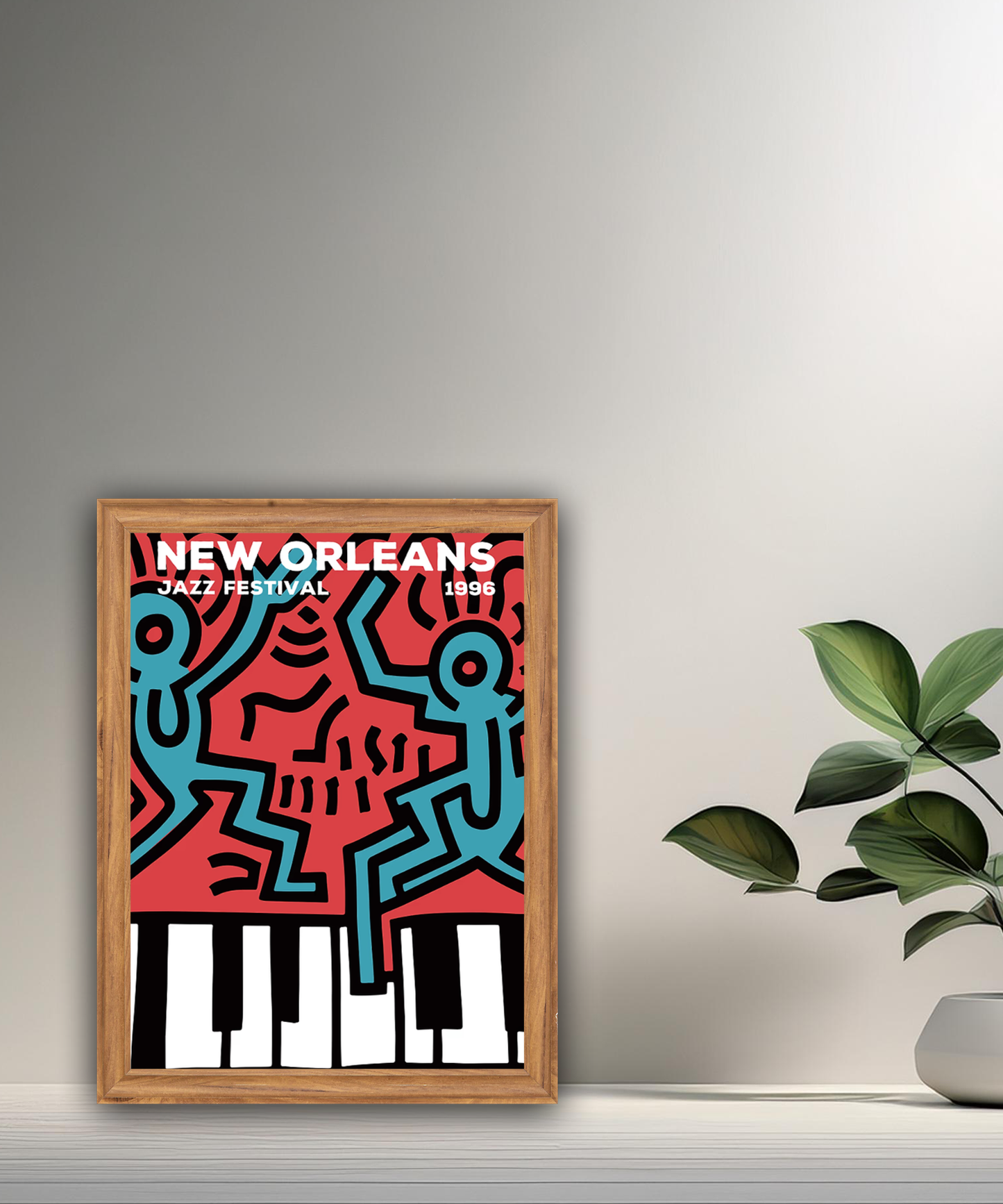 Cadre photo Keith Haring