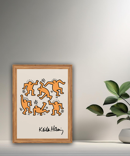 Cadre photo Keith Haring